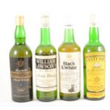 Four bottles of blended Scotch whisky, 1970s bottlings