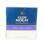 GLEN MORAY - Classic, Port cask finish, Speyside single malt Scotch whisky, 6 bottles.