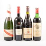 A mixed quantity of assorted table wines, and a bottle of Mumm Cordon Rouge champagne, 13 bottles