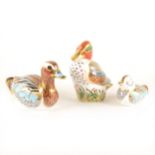 Royal Crown Derby Collectors Guild Duck and Duckling , G W Teal - boxed.