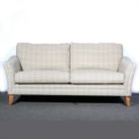A contemporary two-seat sofa by Laura Ashley,