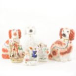 A collection of Staffordshire pottery,