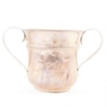 William & Mary style porringer,