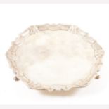 George II style salver,