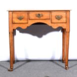 Walnut lowboy,