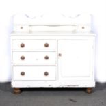 A painted pine Lincolnshire dresser,