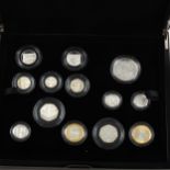 Royal Mint 2010 UK silver proof coin set,