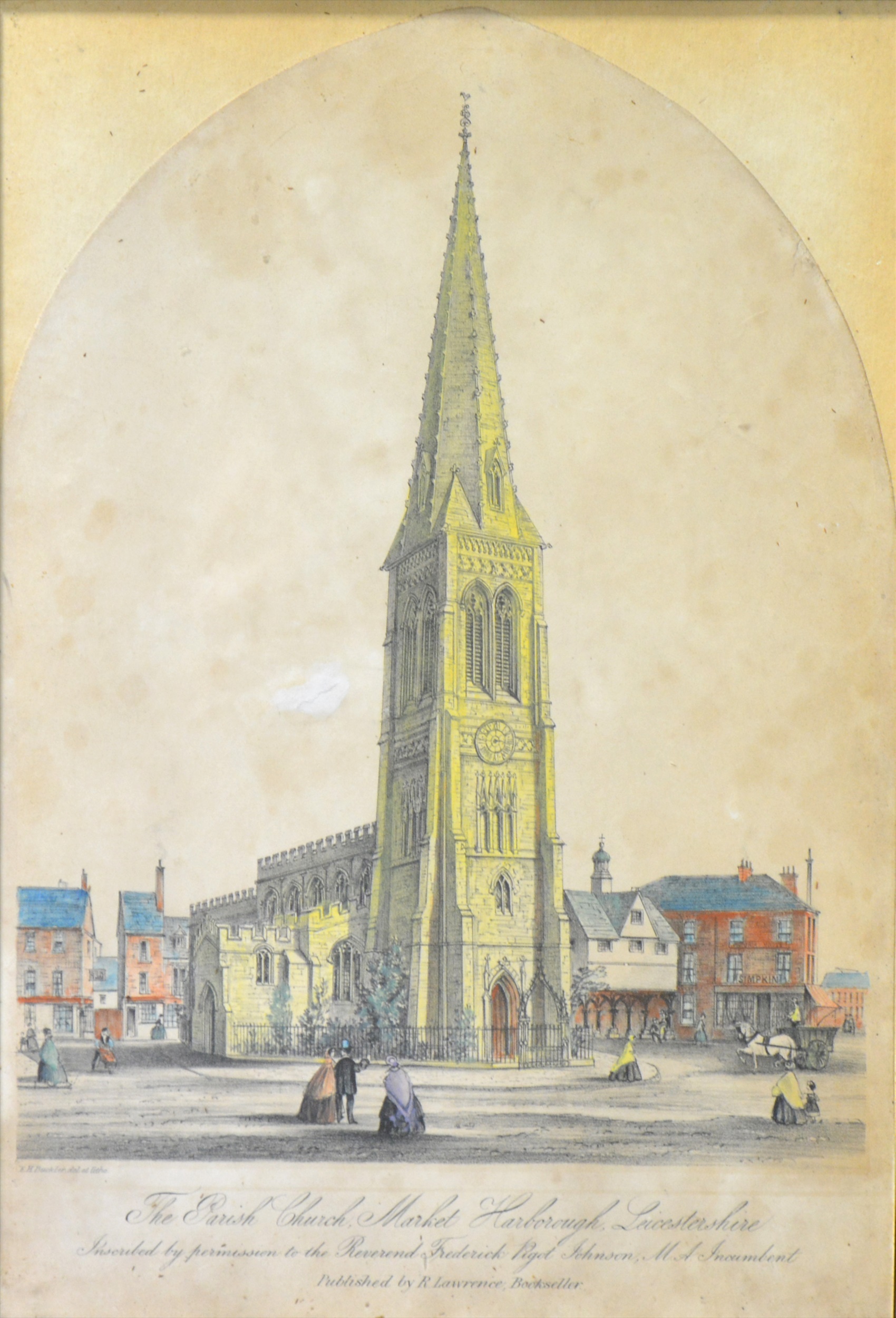 A Victorian hand-coloured lithograph, - Image 2 of 2