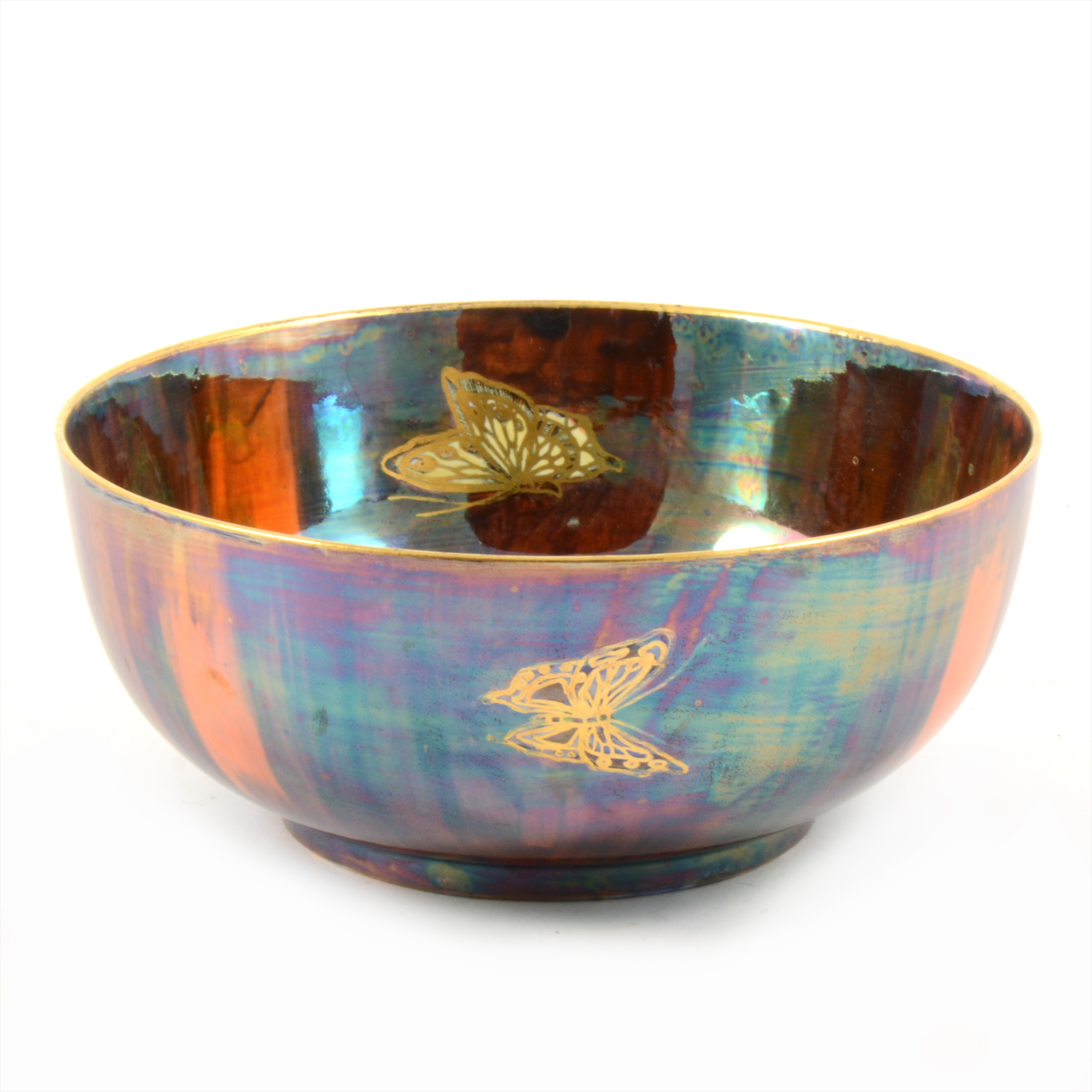 Wilkinson butterfly lustre bowl, - Image 2 of 2