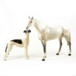 A Beswick model of a stallion,