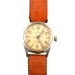 Rolex - a gentleman's 1950s Oyster steel wrist watch.