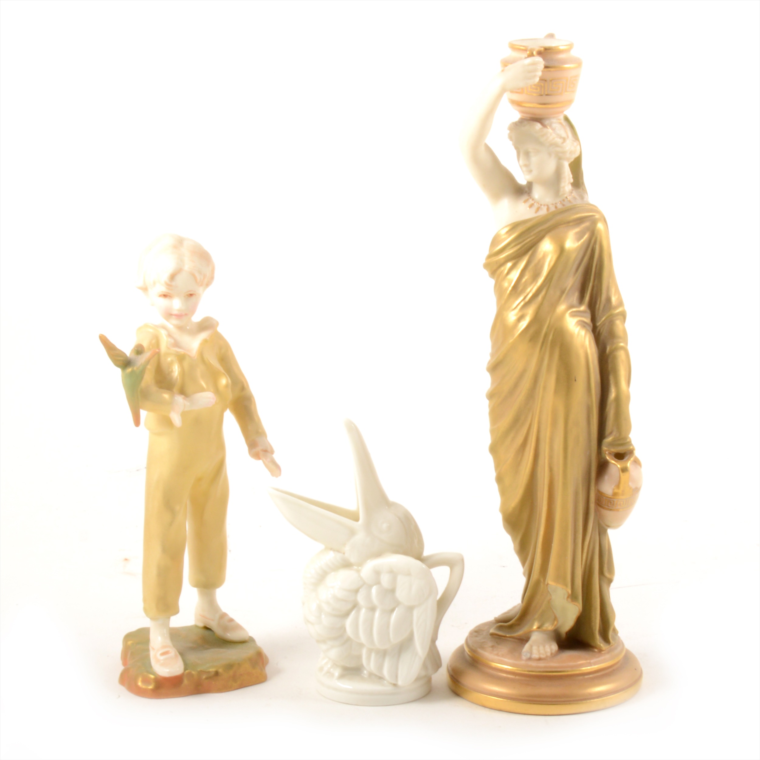 A Royal Worcester figure, of a Grecian water carrier, ... - Image 2 of 2