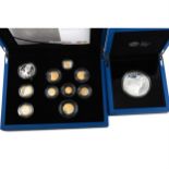 Royal Mint 2012 UK Diamond Jubilee silver proof coin set,