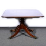 George IV mahogany dining table,