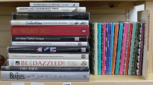 A quantity of reference books relating to Designers of the 1950's and 60's including Liberty & Co,