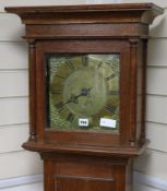 A George III Richard Steadman of Godalming longcase clock H.193cm