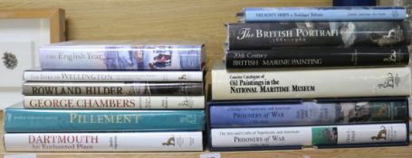 A quantity of reference books relating to Maritime Portraits, Oil Paintings in the National Maritime