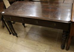 A Victorian mahogany side table W.118cm