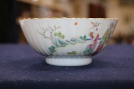 A Chinese 18th century dynasty famille rose bowl