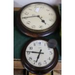 Two Smiths wall timepieces