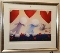 Doug Hyde (b. 1972), 'Love Keeps Growing', limited edition giclee print No. 439/495