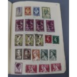 Four stockbooks of UK and world stamps, Victoria and later including seahorses