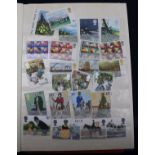 A collection of world stamps including British Empire Victoria to Queen Elizabeth II