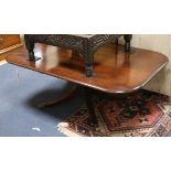 A mahogany coffee table W.121cm