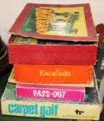 A collection of Meccano and other games