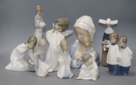 Ten Lladro religious figures