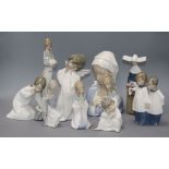 Ten Lladro religious figures