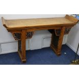 A Chinese altar table W.170cm