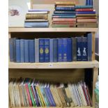 A large quantity of reference books including books on pottery, porcelain, Wedgwood, Lady