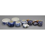 A collection of Chinese miniature ceramics