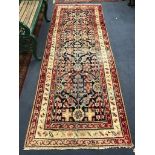 A Malayer carpet 295 x 100cm