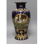 A Royal Limoges porcelain vase height 35.5cm