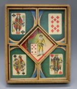 A 19th century French boxed card game 'Yellow Dwarf'
