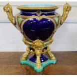 A Minton two handled jardiniere, height 44cm