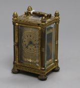 A miniature carriage clock