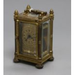 A miniature carriage clock