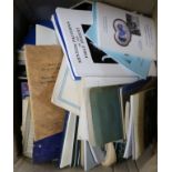 A quantity of soft back reference books relating to porcelain, Parian ware, furniture, tiles, etc.