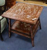 A Chinese ivory inlaid table