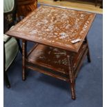 A Chinese ivory inlaid table