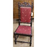 A rosewood bedroom chair