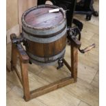 A butter churn W.65cm approx.