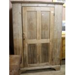 A pine wardrobe W.126cm