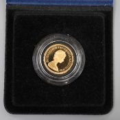 A UK gold proof full sovereign, 1979, cased.
