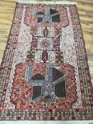 A Sumak prayer rug 210 x 123cm