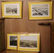 After William Simpson. A set of 4 coloured lithographs of Crimean War scenes, by Day & Son, pub.