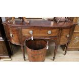 A mahogany sideboard W.156cm